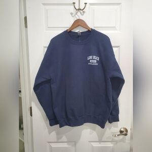Long Beach Island Navy Blue Men's Sweatshirt